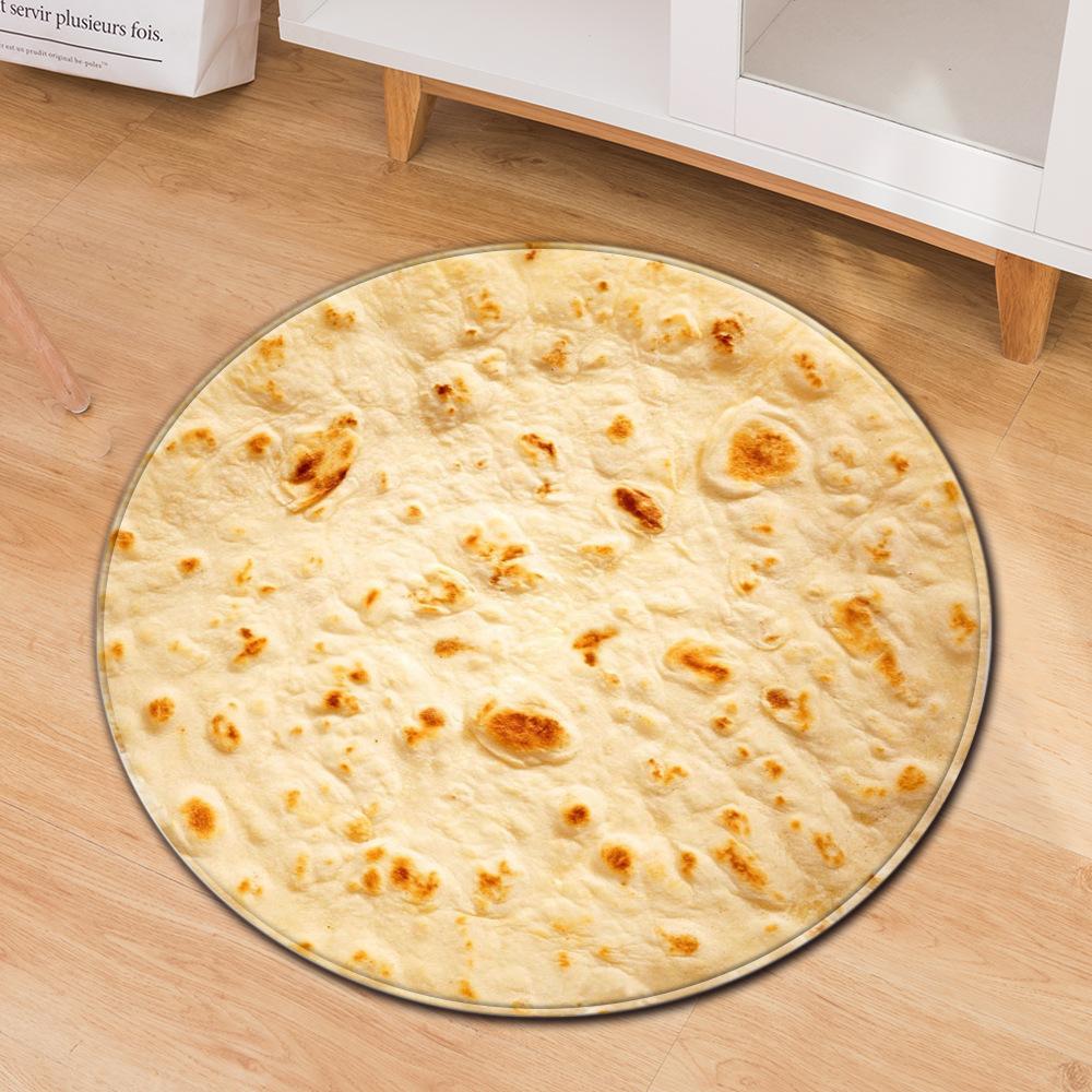 Biscuits Biscuits Round Carpet Computer Chair Mat Office Chair Floor Mat Door Mat Foot Mat
