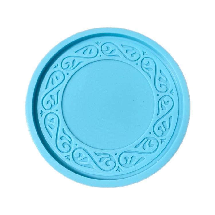 

Retro Epoxy Casting Mould Decoration Coaster Silicone Mold for Mat Cup DIY Craft 1