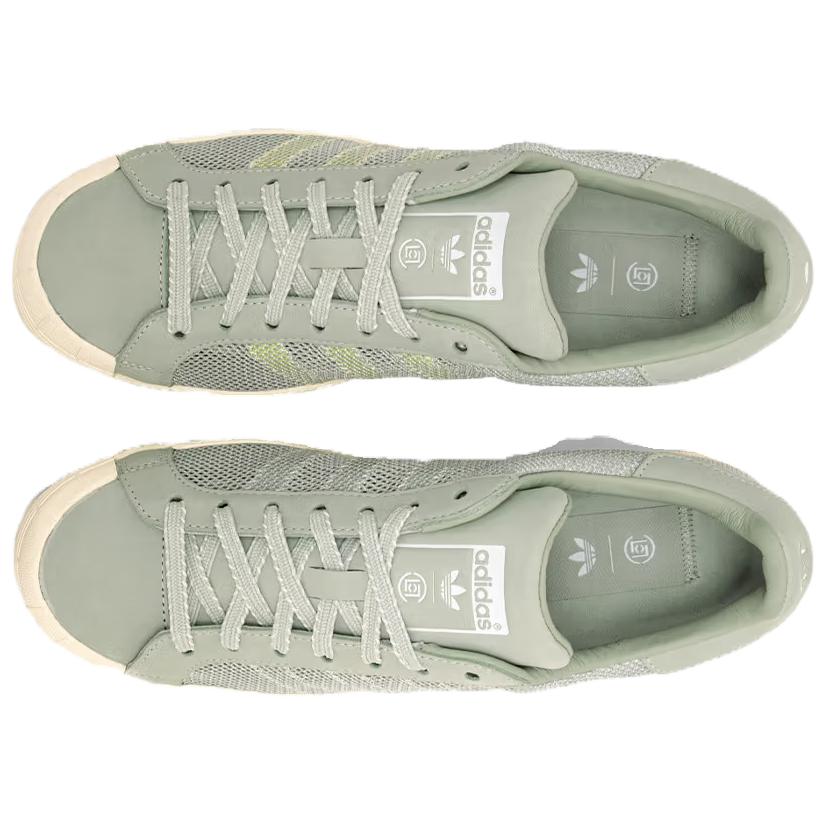 CLOT X Adidas Superstar Breathe Wonder White Unisex Sneakers Green Cloud-White IH3643