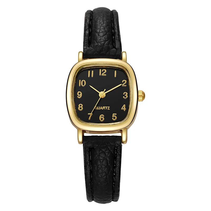 New Square Minimalist Women Small Dial Student Fashion Watches Vintage Luxury Belt Business Quartz Wristwatch Relogio Feminino