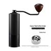 Manual Hand-Crank Coffee Grinder with CNC Steel Burr for Italian Brewing