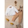 1-5 Years 4 Piece Bowtie And Slopephone Suit Baby Set