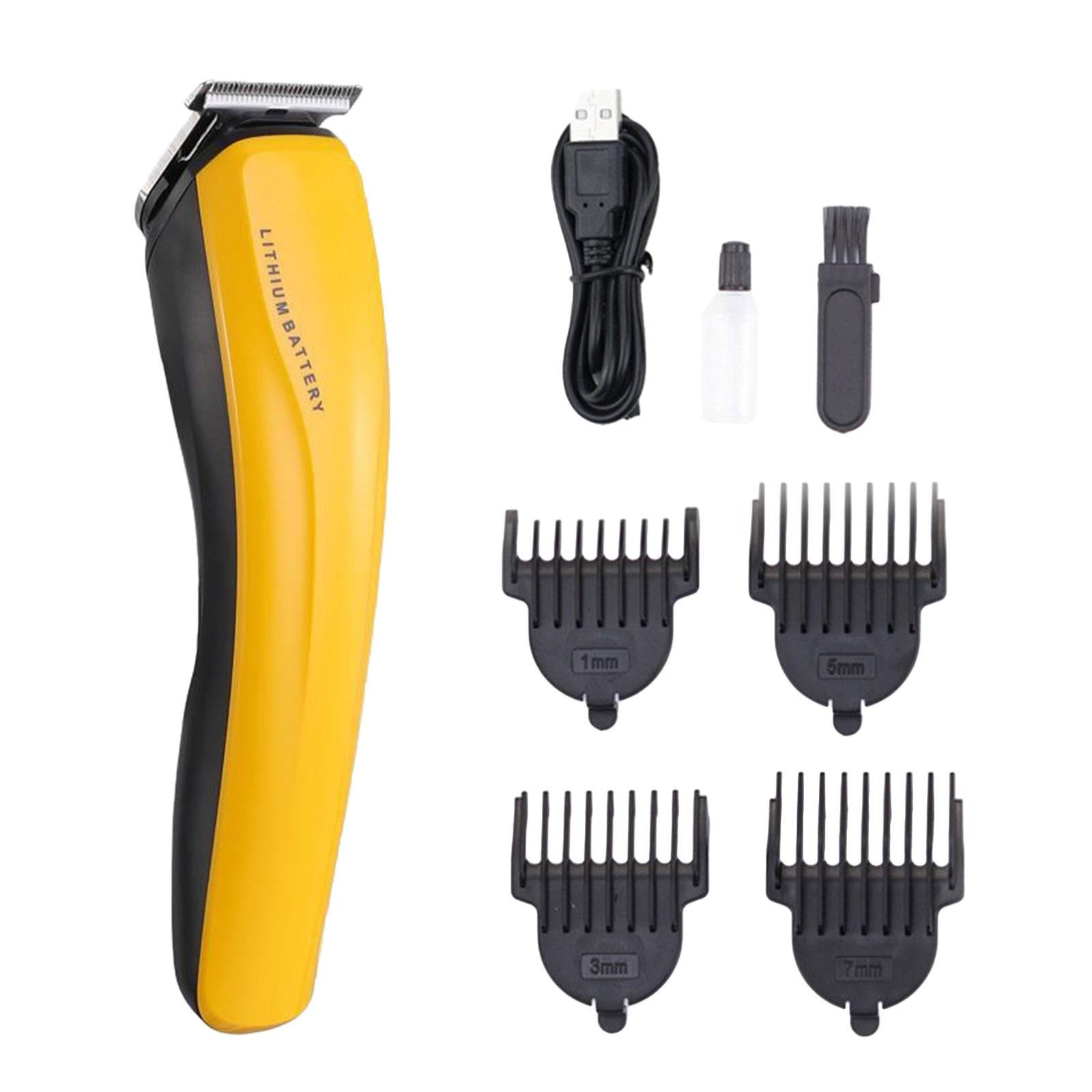 

Тихая электрическая машинка для стрижки волос из нержавеющей стали, триммер для волос, эффективный инструмент для стрижки волос, набор для стрижки бороды для волос