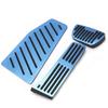 3pcs Car Accelerator Brake Footrest Pad Antislip Pedal Plate Set Aluminum Alloy Replacement for RAV4 XA50 2019‑2021