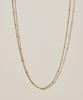 Novice Tokyo Glitter Chain Necklace [Stainless] / Gold