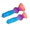 Glow-in-The-Dark Realistic Canine Dildo - Animal Shape Fantasy Toy for Women, Liquid Silicone Adult Sex Toy, Extra Soft Penis Stimulator