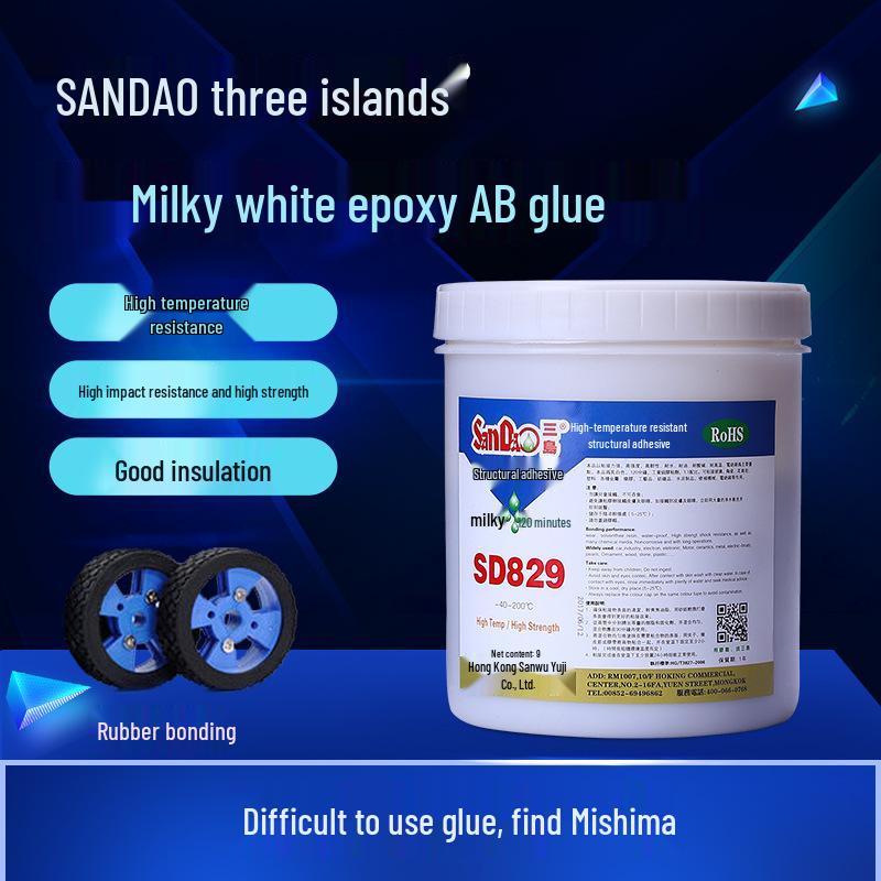 Mishima SD829 Metal Ceramic Structural Epoxy Resin Adhesive for Stainless Steel Welding.