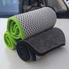 Double Side Car Cleaning Towel With Mesh Design Microfiber Towel Cloth For Scratch Free Drying & Dust Removal