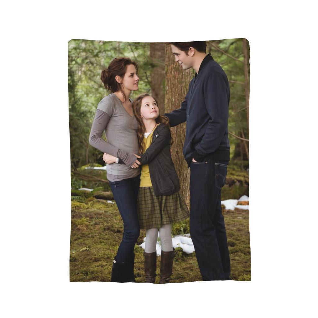 Twilight Blankets Flannel Printed  Portable Lightweight Thin Throw Blankets for Sofa Car Bedspread