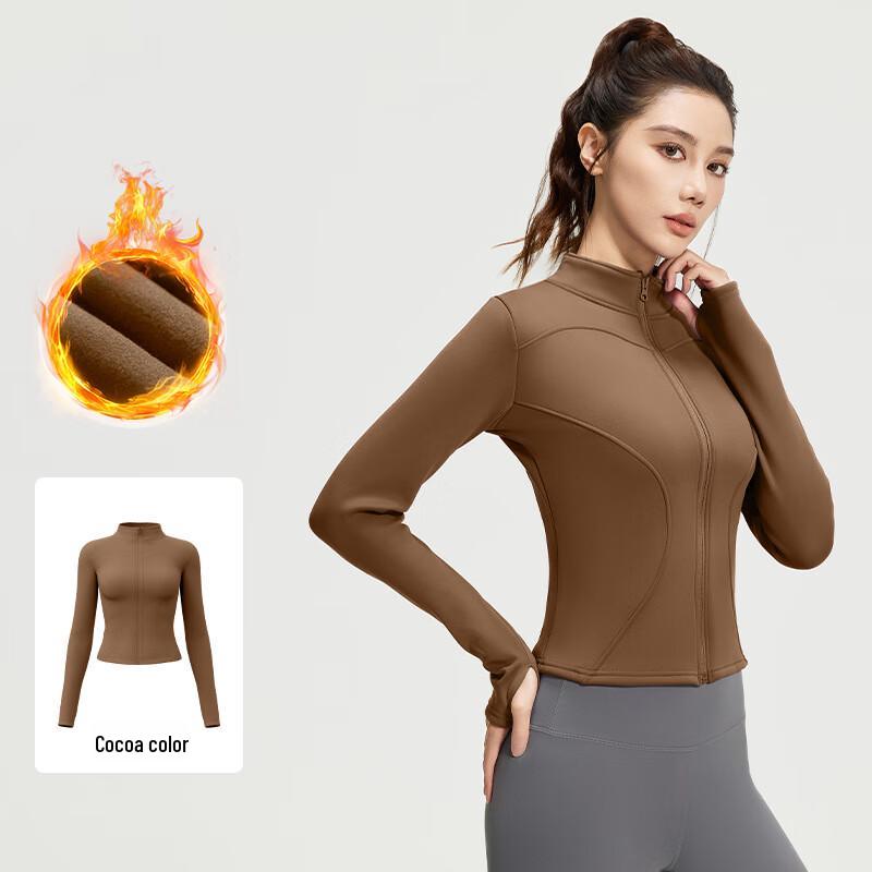 Bojue Women s Lightweight Fleece Yoga Jacket