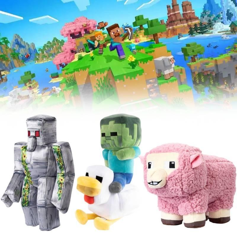 Minecraft Orangutan Pinksheep Plush Toy Cartoon Stuffed Doll Game Gift Kids