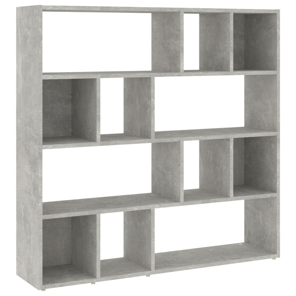 Regal Raumteiler Betonggrau 105 x 24 x 102 cm
