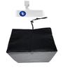 Housse anti-poussière pour projecteur en tissu Oxford résistant aux UV Noir 45 x 45 x 30 cm