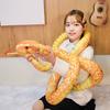 Snake Plush Toy Realistic Colorful Snake Plushie Educational Stuffed Doll Home Office Bedroom Decoration Prank Prop Kids Adults Christmas Gift
