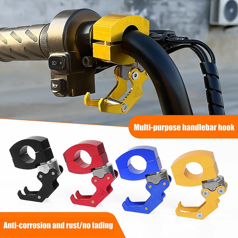 Motorcycle Hook Luggage Bag Hanger, Aluminum Alloy Helmet Claw Storage Holder Bike Accessories