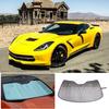 Foldable Sun Shade Truck Van Car Windshield Visor  For Corvette C7 2014-19 US
