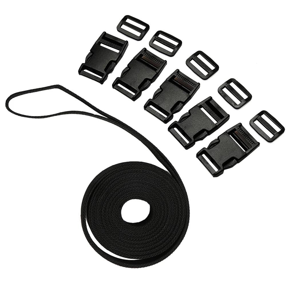 11Pcs 4M Nylon Heavy Webbing Strap Knapsack Belt Ribbon Clothing Fabric Sewing Belt Handmade DIY Sewing Accessories for Luggage