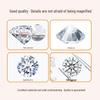 Moissanite 1-5ct Round Loose Stone, 8 Hearts & Arrows 3EX Cut, GRA-Certified. Exclusive for Live Broadcast.