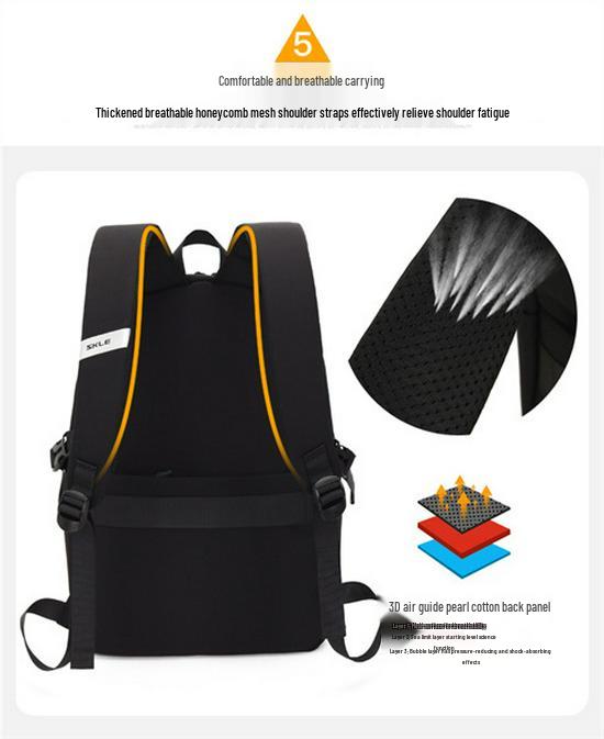 Modny plecak w stylu koreańskim z casualowym napisem