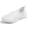 Hollow Single Shoes New Large Size Lace Walking Shoes Breathable Mesh Mother Sports Lazy Shoes