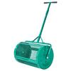Compost Spreader, 24 In Wide Peat Moss Spreader with Push/Tow Handle, 4 Heights Adjustable, Powder-Coated Steel Garden Peat Moss Roller, Heavy Duty