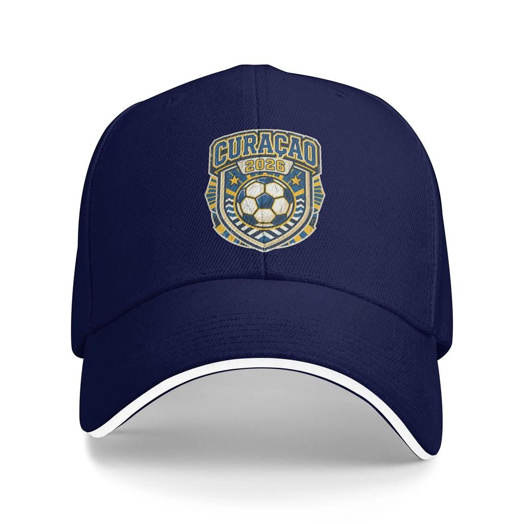 Curacao Fußball Merch Unisex Damen Baseballkappe Dad Hat Einzigartige Outdoor Kopfbedeckung Verstellbare Passform Snapback Kappe
