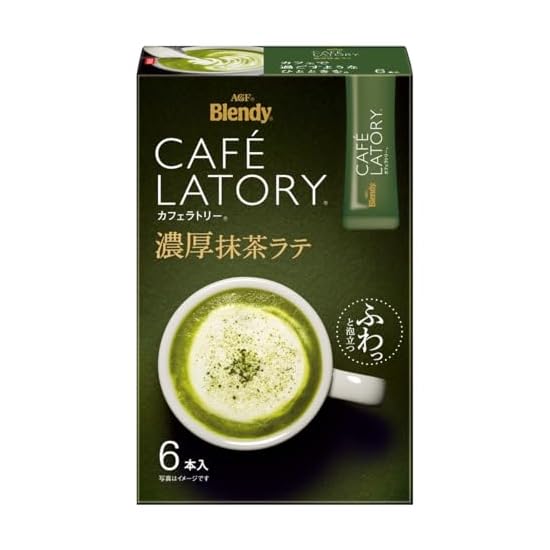 AGF Blendy Café Latory Stick Rich Matcha Latte 6 sticks x 6 boxes [ Powdered Matcha ] 11.5 grams (x 