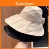 Trendy Butterfly Bow Wide Brim Sun Hat For Women Adjustable Breathable Sunshade Fashionable Fisherman Hat