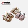 Leopard Print Baby Walker Shoes, Soft Sole, Non-slip, Versatile Board Shoes for Infant and Toddler Boys