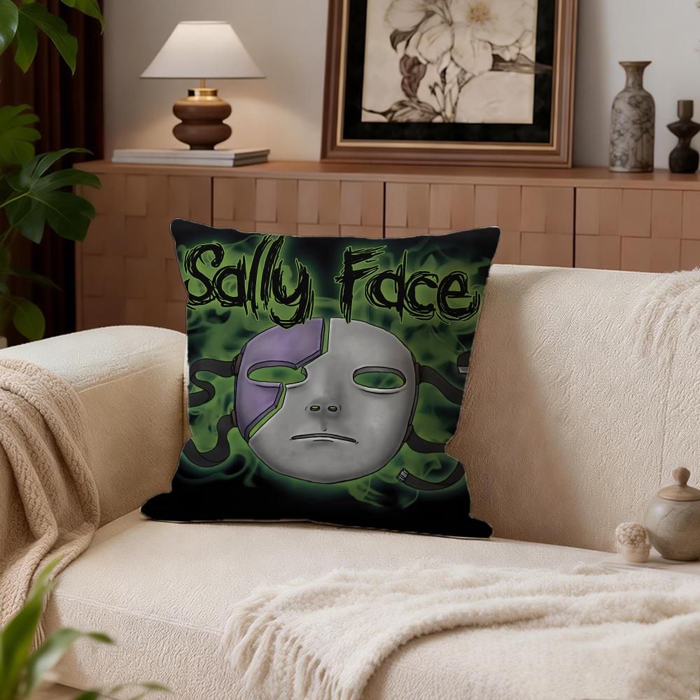 Band Sally Face Cushion Cover Cushion Cover Set 4Pcs 50X50 45X45 40X40 Pillowcase Decorative Sofa Home Decor
