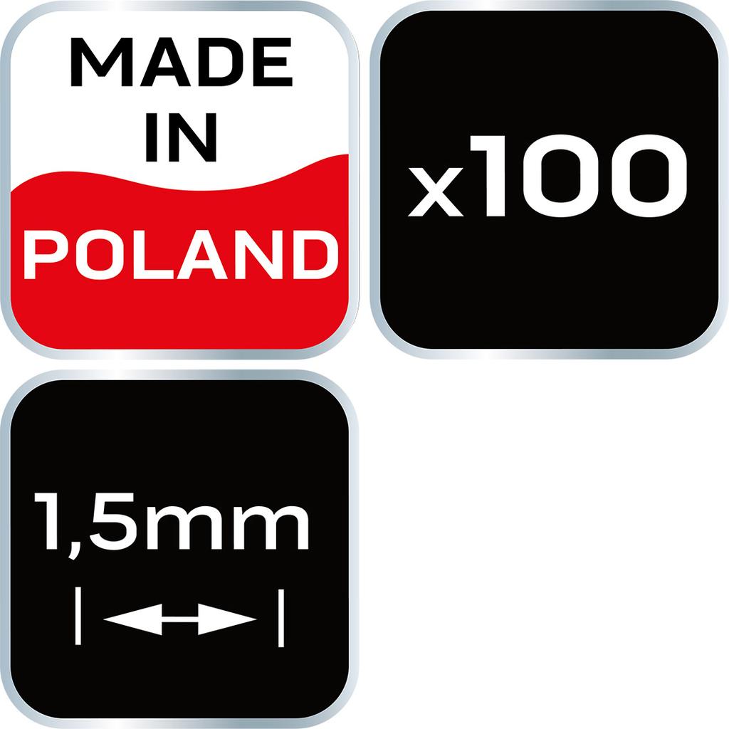 Spacers with Circle 1.5 Mm, 100 Pcs.