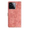 For Xiaomi 15T Case Butterfly Design Flip Wallet Leather Phone Cover Skin-Touch