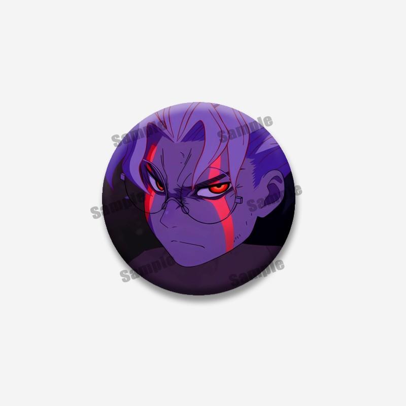 Ken Takakura Seiko Ayase Momo Ayase Soft Button Pins Cute Cartoon Character Badge Handmade Round Brooch for Backpack Accessories