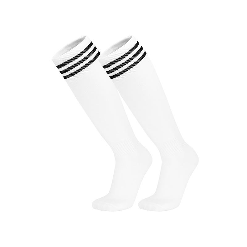Striped Thigh-High Football Socks for Children & Adults - Lightweight, Professional Sports Socks