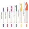 1set thick hollow plastic crochet hooks, sweater needles for DIY hand knitting & weaving, single pointed crochet hook tool set