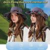 Sombrero Quick Drying Hiking Cap Breathable Sunshade Cowboy Hat Sun Cap Sunscreen Basin Cap  Summer