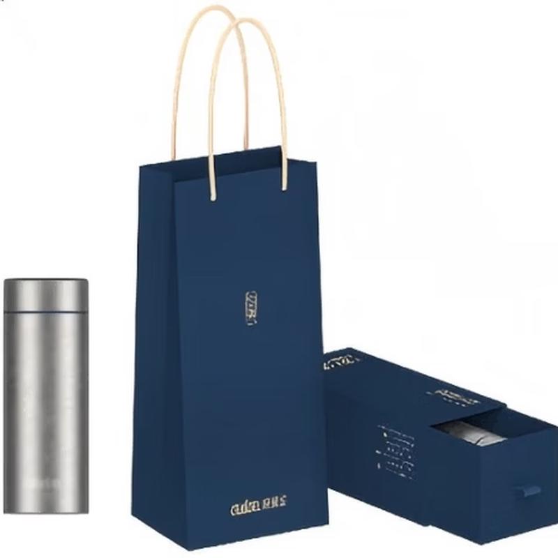 Odelong Pure Titanium Portable Insulated Tea Bottle