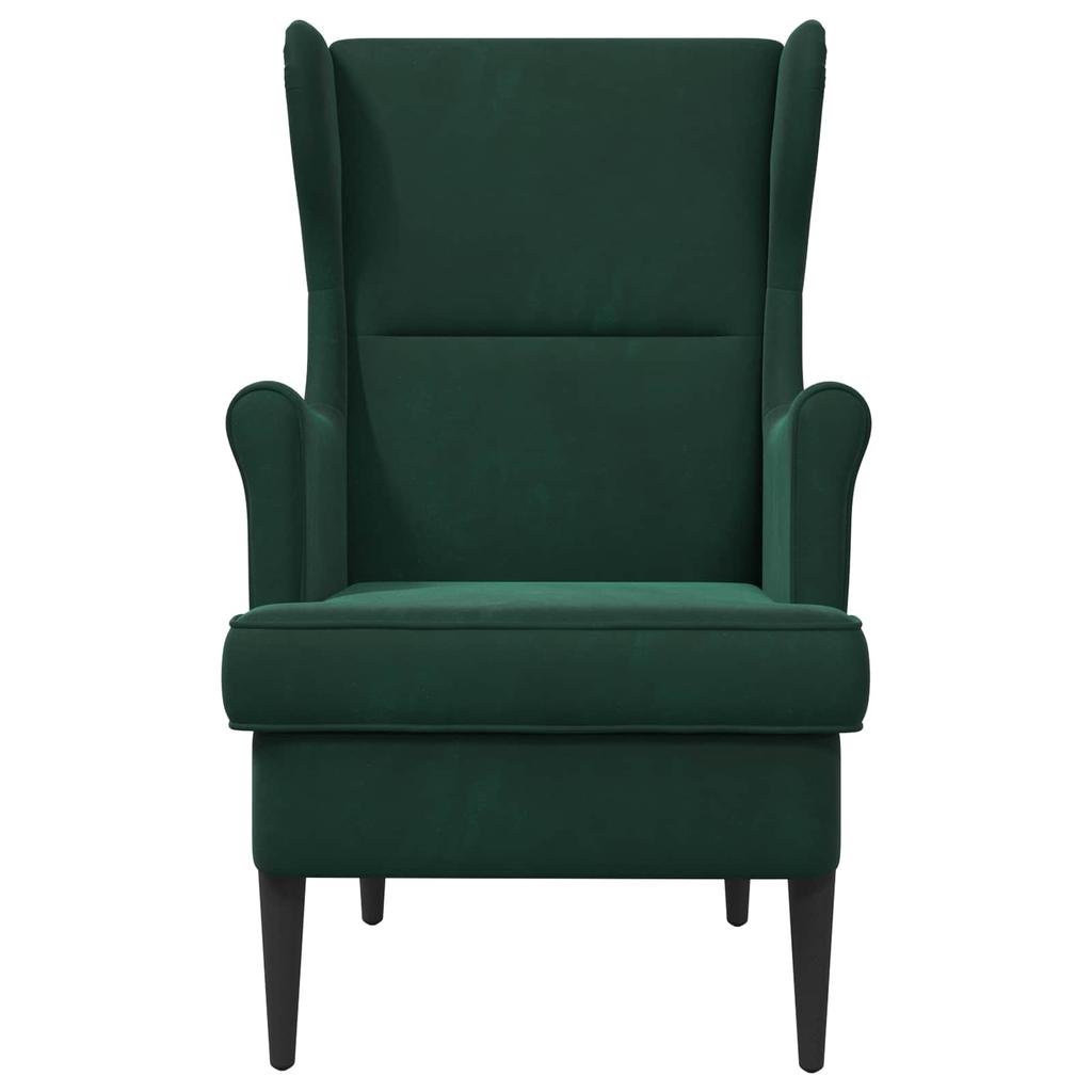 Armchair Dark Green Velvet