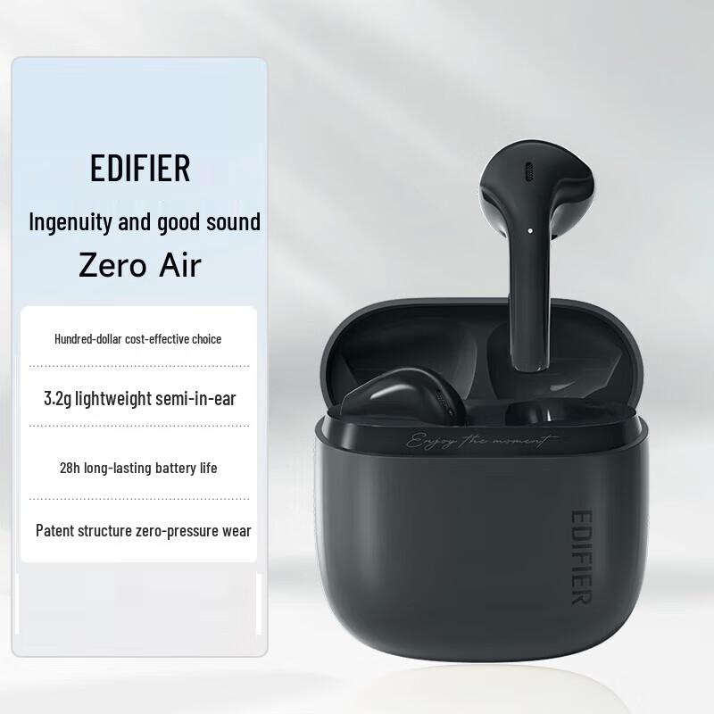 

Edifier Zero Air True Wireless Semi-in-Ear Bluetooth Earbuds