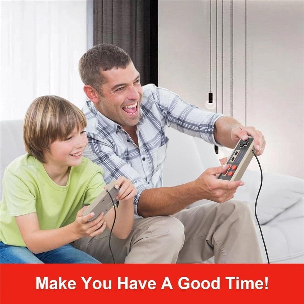 Classic retro controller, built-in 620 retro games, two-player mode, suitable for children and adults, plug and play, AV output TV controller