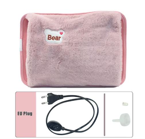 

Rechargeable Hot Water Bottle - Cute Electric Hand Warmer (EU Plug), Reusable Hot Compress Bag & Pocket Warmer
