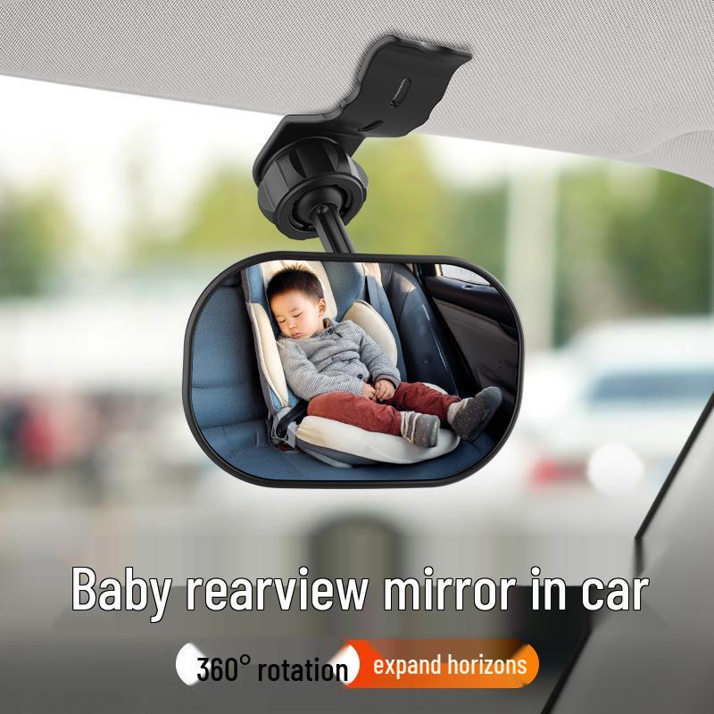 Universal Baby Rearview Mirror for Car – Wide-Angle, Blind Spot Reduction, Child Observation Vehicle Mirror