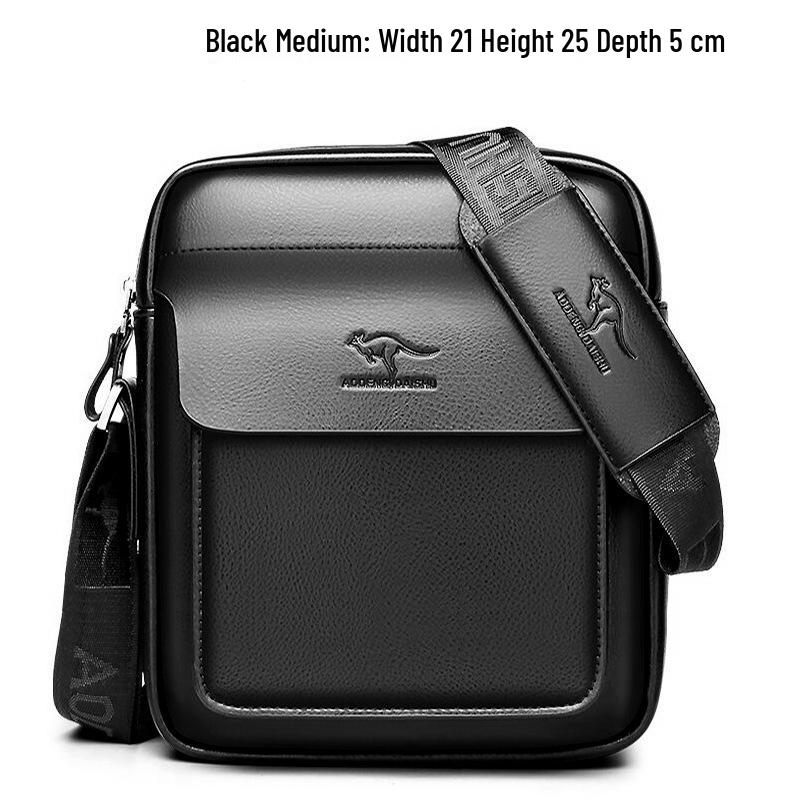 Kangaroo Men's Crossbody Bag - Single Shoulder Bag for Business Travel and Casual Wear
