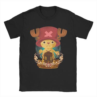 Casual Cute Tony Tony Choppers TShirt Men O Neck 100 Cotton T Shirt Japanese Anime Short Sleeve Tee Shirt Gift Idea Tops