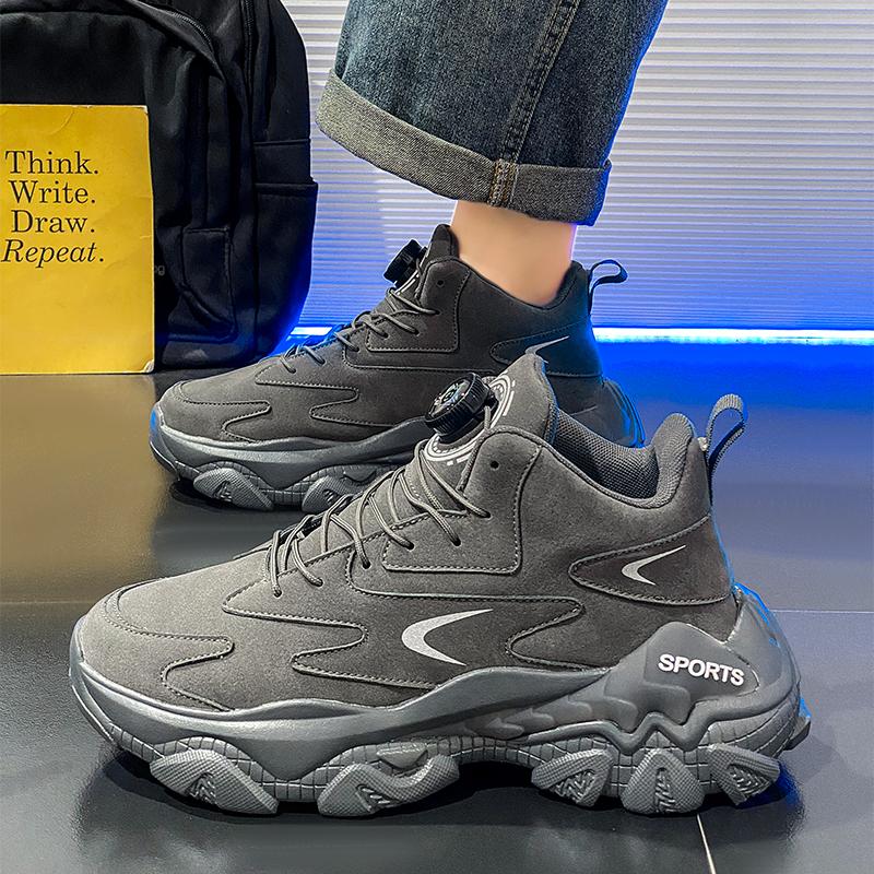 Autumn and winter new high-top sports and leisure height-increasing dad trendy shoes