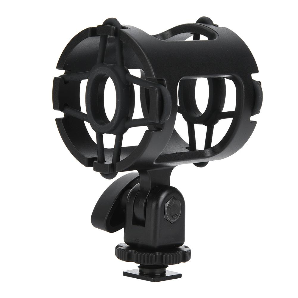 

Universal Plastic Microphone Mount Holder with Cold Shoe Shock Proof Clamp for Camera Shoes 38