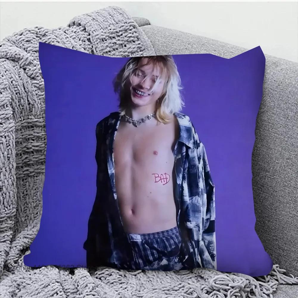 American N-Nettspend Rapper Pillow Case Square Pillow Bedroom Sofa Leisure Comfort Cushion Car Living Room Home Decoration