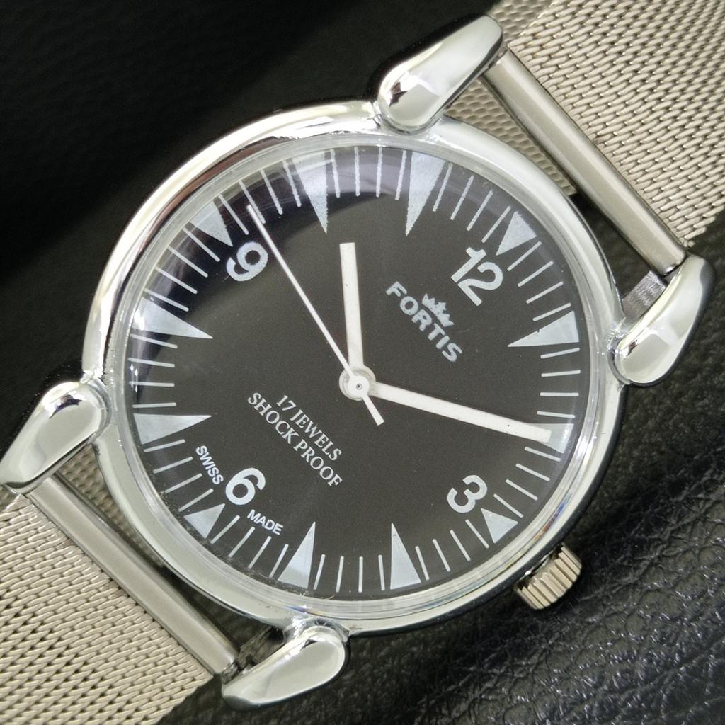 

ШВЕЙЦАРСКИЕ МУЖСКИЕ ВИНТАЖНЫЕ ЧАСЫ С РУЧНЫМ ЗАВОДОМ, ВОССТАНОВЛЕННЫЕ, ЧЕРНЫЙ ЦИФЕРБЛАТ, a700865-5 R205a-a700865