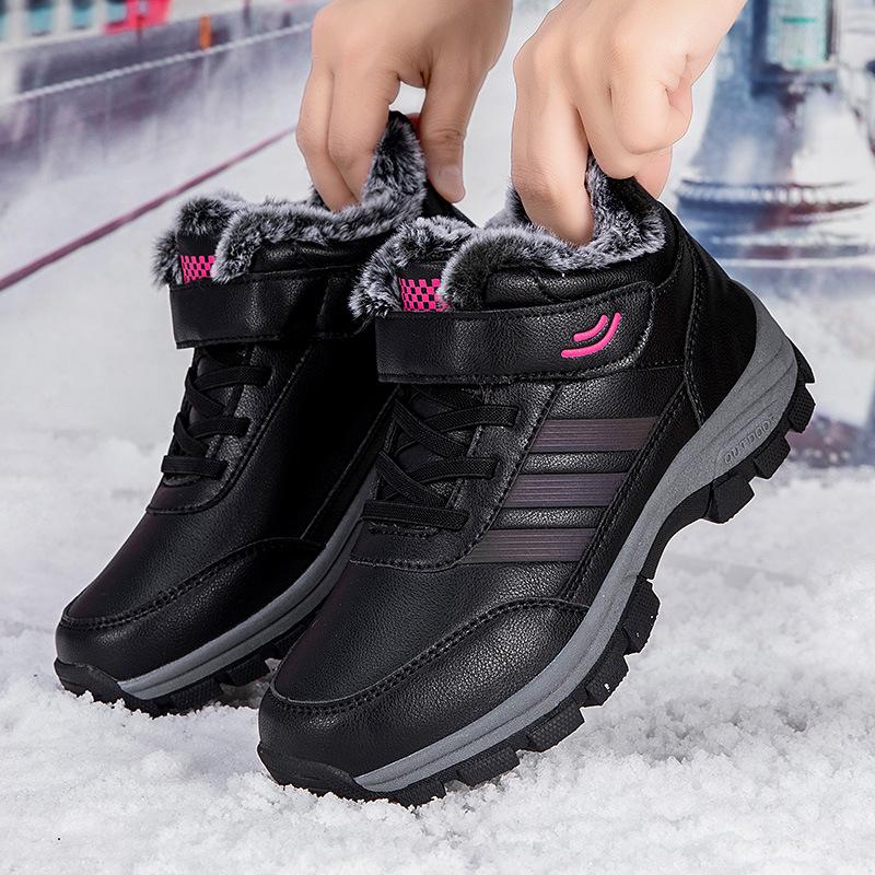 Cotton shoes winter new velvet thickened cotton boots outdoor walking shoes snow boots sports shoes tide