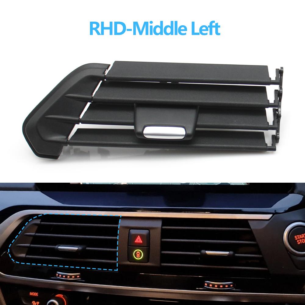 Car Central Air Vent Grille Repair Kit Middle AC Vent Outlet Grille For BMW X3 X4 X3M X4M G01 G02 F97 F98 2017-2021